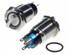 Vandal proof push button switch; W19K2ER12/S