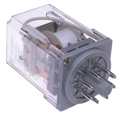 HF10FF/024D-3ZDT przekaźnik mocy z LED; AgSnO2