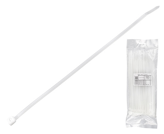 Cable tie standard 250x4.8mm white
