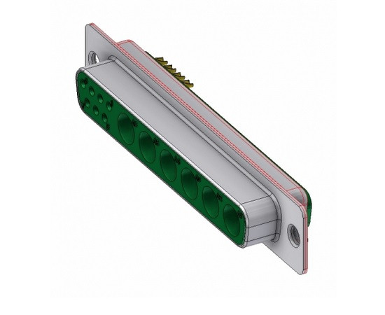female&nbsp;D-Sub&nbsp;13W6&nbsp;solder&nbsp;cup,&nbsp;DELTRON