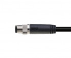 M8 type connector, WAIN M8-M04-T-1.5-PVC, male, angled, number of contacts: 4
