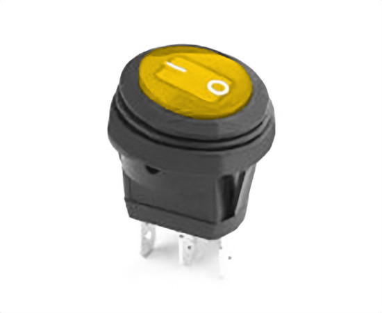 KCD8-101NB1AFBY3 AC220; illuminated; rocker switch;