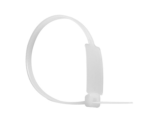 Cable tie with labeling 200x4.6mm white