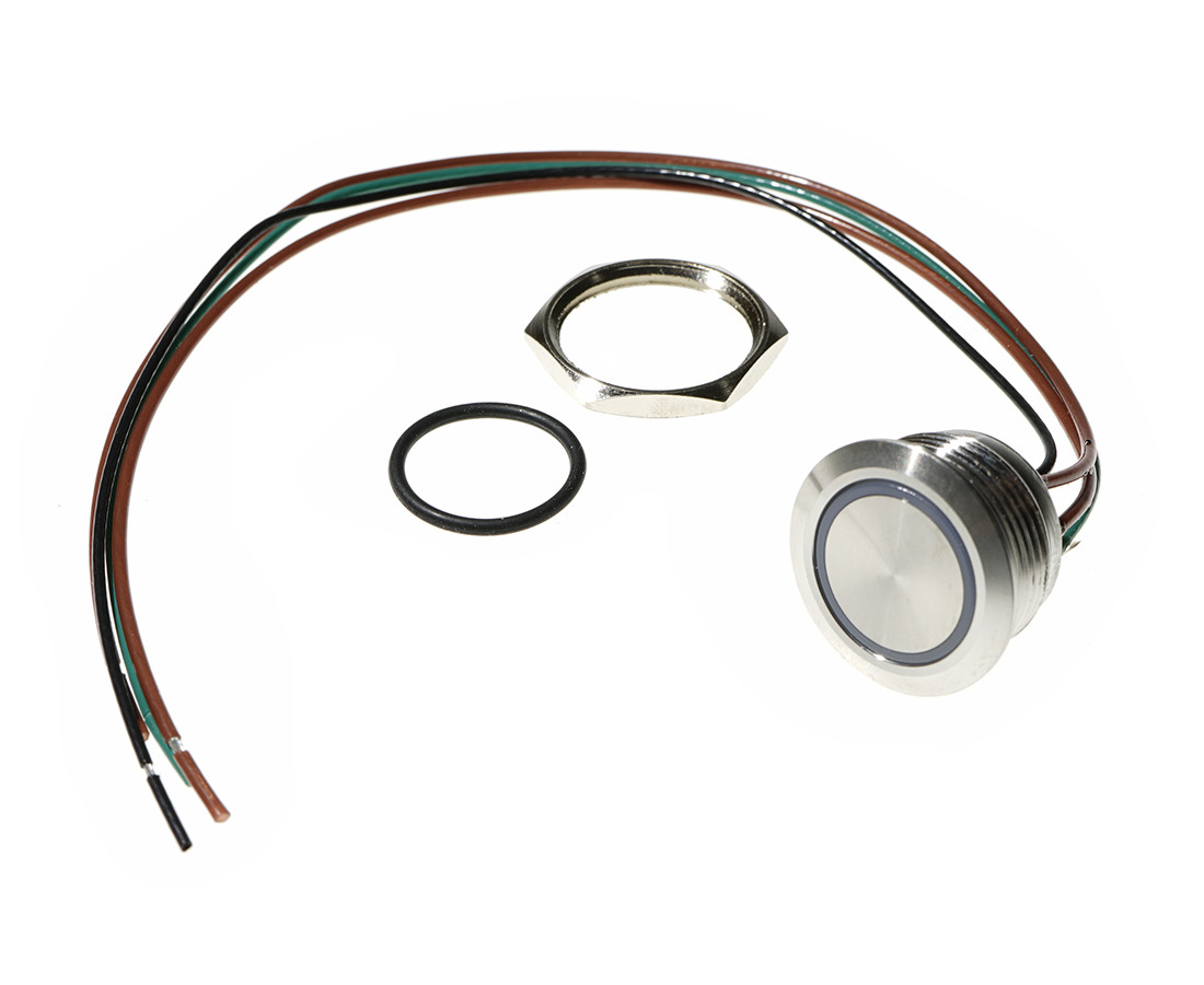 Przełącznik wandaloodporny; W19F1SEG12/S wires