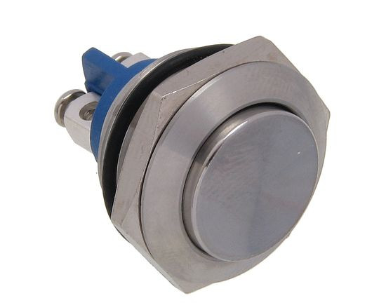 Vandal proof push button switch; W19H10/S
