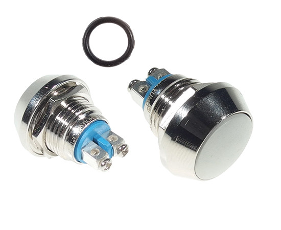 Vandal proof push button switch; W12P10/Cw