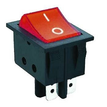 IRS201-3C3r; illuminated; rocker switch;