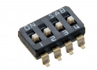 DIS04G01 SAB dip-switch 4 contacts, SMD montage p. 2,54mm