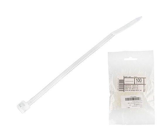 Cable tie standard 80x2.4mm white
