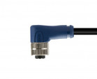 M12 type connector, WAIN M12-F05A-S-1.5-PVC, female, angled, number of contacts: 5 