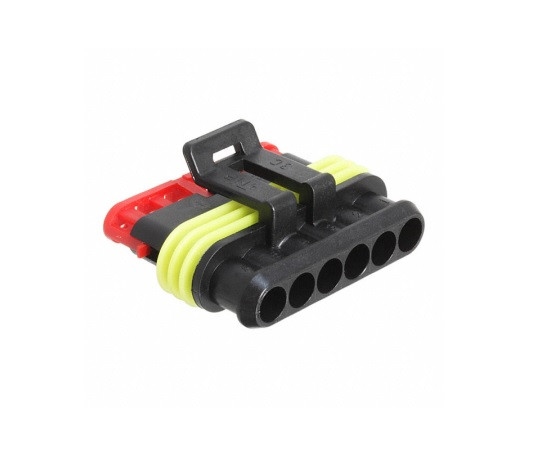 Plug 6 pins, Superseal 1.5