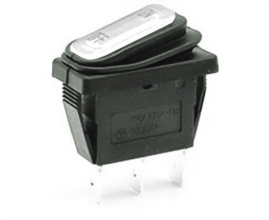 KCD1-101NA4AFBW5 AC220; illuminated; rocker switch;