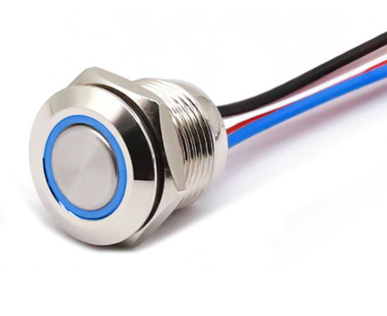 Vandalensicherer Schalter; W12F11EB12/S mit Drähten