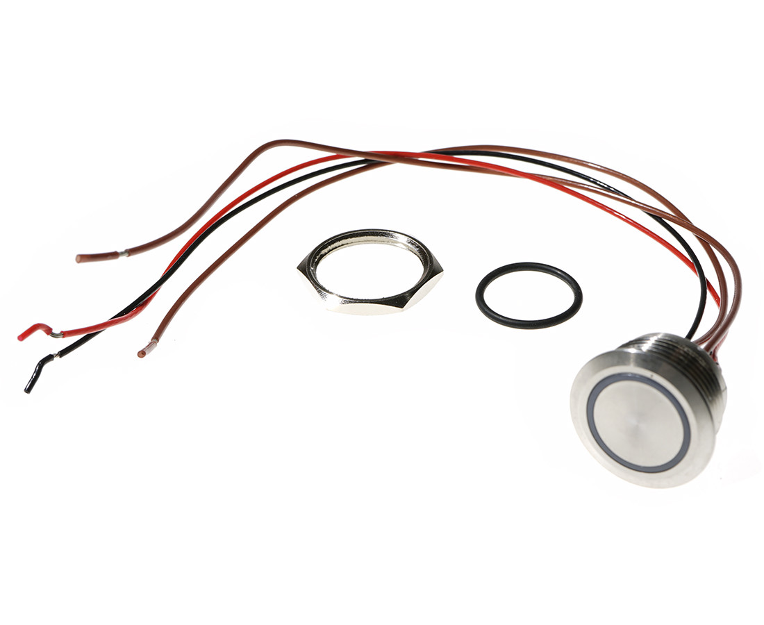 Przełącznik wandaloodporny; W19F1SER12/S wires