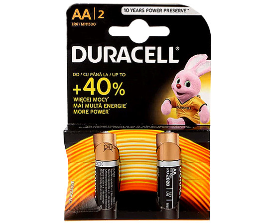 LR06/AA Duracell Bateria