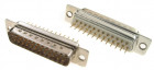 male D-Sub 25pin for PCB, straight