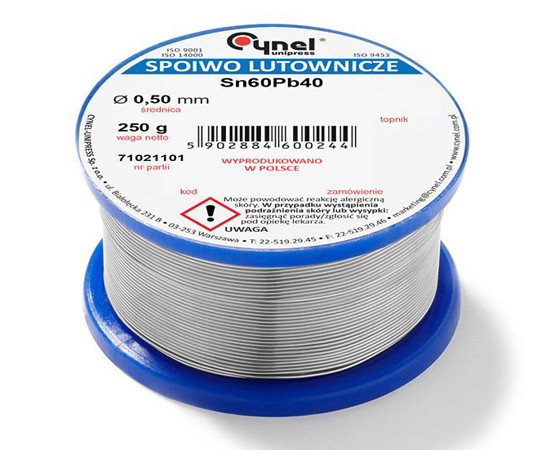 Sn60Pb40-0,80-250G Cynel