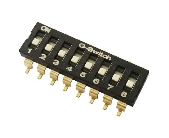 DV5SC-08F-02 RoHS || BSM08GK-R RoHS || BSM08GK SAB Dip switch