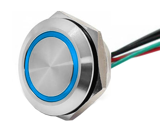 Przełącznik wandaloodporny; W19F1SEB12/S wires