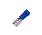 Push-on terminal female 6.3x0.8mm, insulated, for cable 2.5mm