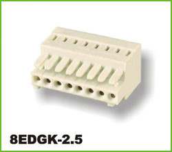 4 poles, pitch 2.5mm, height 11.8mm, grey color,