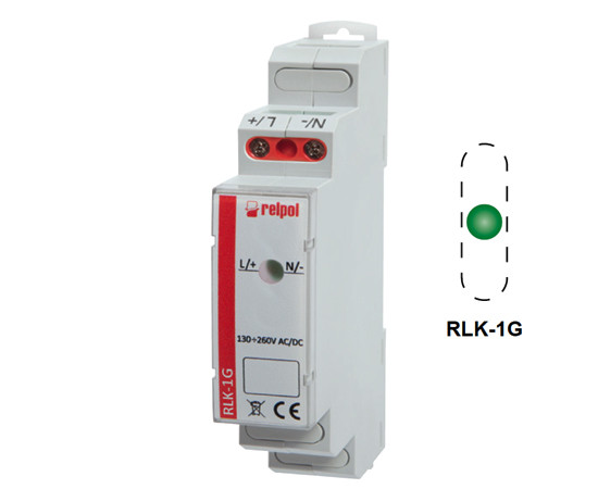 Single-phase control lamp green