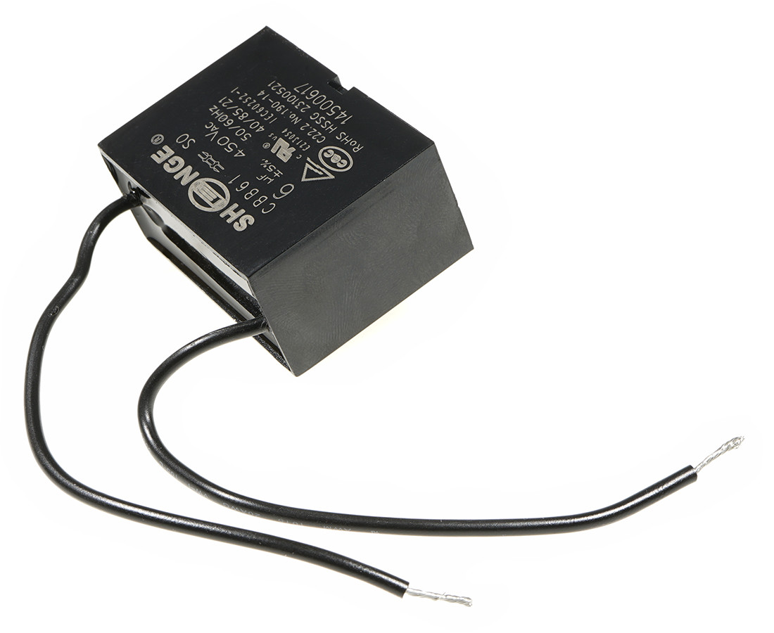 CBB61 47*22*34 UL1015 6uF/450VC SHENGE Motor starting capacitor