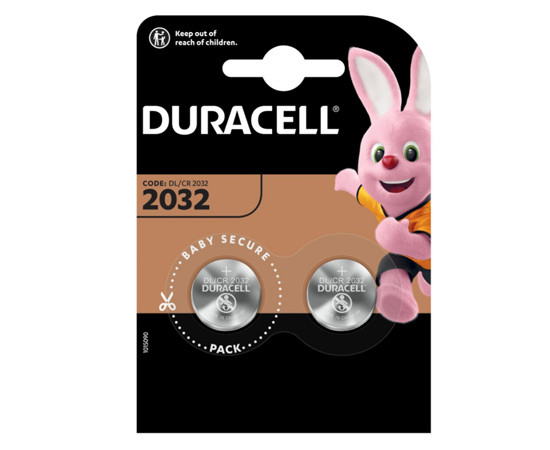 CR2032 2BL DURACELL  RoHS || DURACELL 2032 BLISTER 2 || CR2032 Duracell Battery