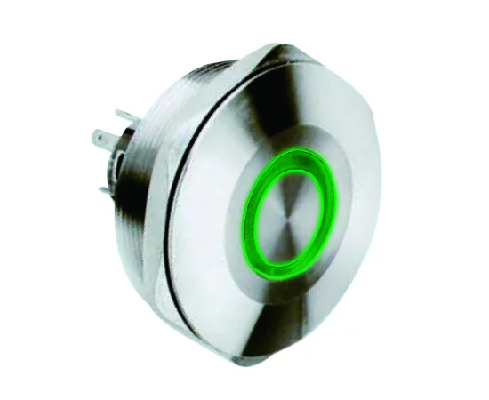 Vandal proof push button switch; W40F11EG12/S