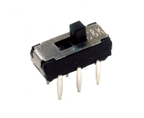 Slide switches 0.3A/6V ON-ON Thru-Hole C&K JS202011CQN