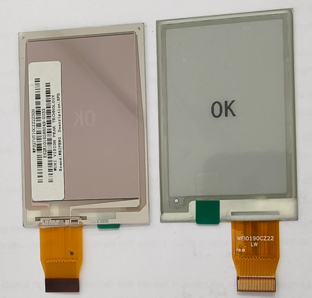 WF0270T10CZ22E41e RoHS || Schwarz-Weiß-E-Paper-Display