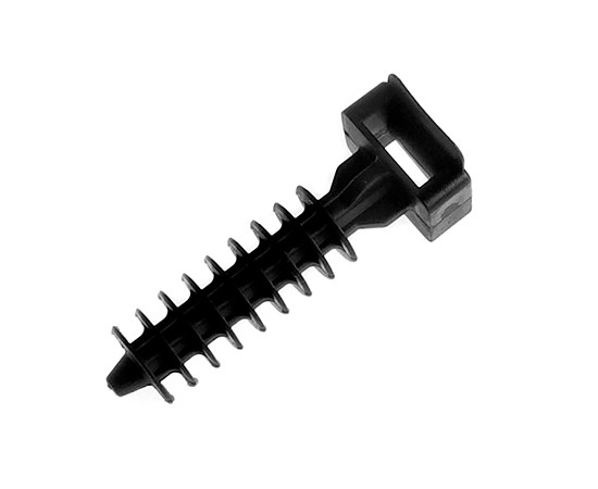 Podstawka montażowa wbijana 37x6.3x10mm czarna