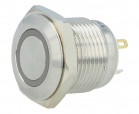 GQ16F-10E/J/B/12V/S RoHS || Vandalensicherer Schalter; GQ16F-10E/J/B/12V/S