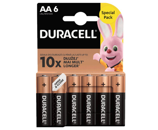 LR6/MN1500 AA6 1.5V || LR06/AA Duracell Bateria
