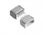 SH Male connector, 4 pin, pitch 1.0mm, 0.5A, 50V, horizontal