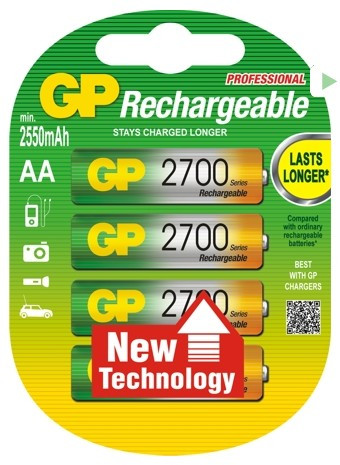 270AAHC-UC4 GP card 4pcs 1,2V 250mA 14,5x50,5mm GP