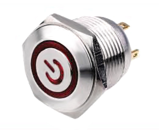 Vandal proof push button switch; W16F21ER220/S power