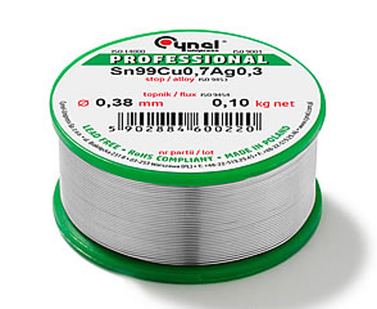 Sn99Ag0,3Cu0,7-0,80-250G Cynel