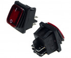 FL3-KCD4-201N-3 Red 230V RoHS || MRS201N-3r/b; rocker switch;