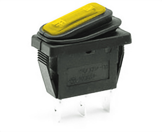 KCD1-101NA4AFBY5 AC220; illuminated; rocker switch;