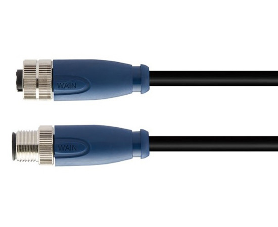 M12-M05A-T/F05A-T-1.5-PUR WAIN M12 Złącze M12