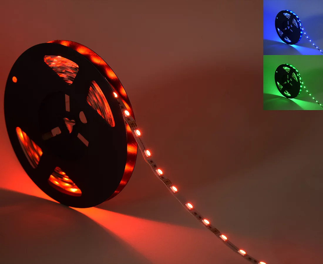 Taśma&nbsp;LED&nbsp;5050/60&nbsp;RGB&nbsp;12V&nbsp;IP65