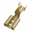 Push-on terminal female 6,3/F-2,5 6.3x0.8mm, non-insulated, for cable Φ1-2.5mm