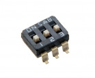 DIS03G01 SAB dip-switch 3 contacts, SMD montage p. 2,54mm
