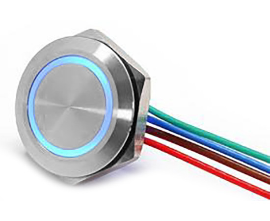 Przełącznik wandaloodporny; W19F1SEB24/S wiresL