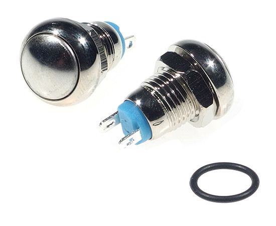 Vandal proof push button switch; W8P10R/C