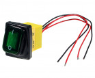 FL3-KCD4-201-3W Green RoHS || IRS201-3Wg; rocker switch;