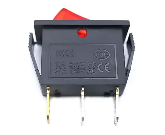 KCD3-101NB1BCBR3 AC220; illuminated; rocker switch;
