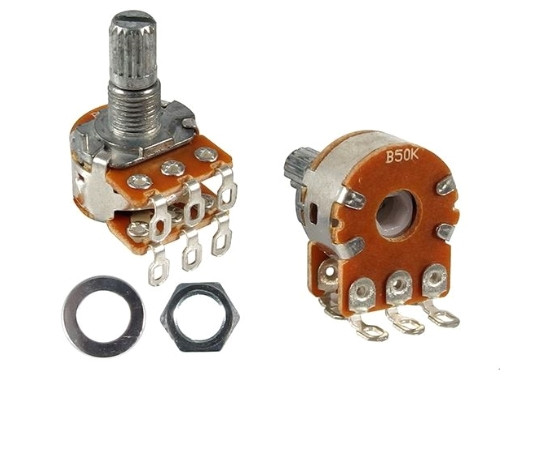 Wellenpotentiometer mit einer Umdrehung; 10K