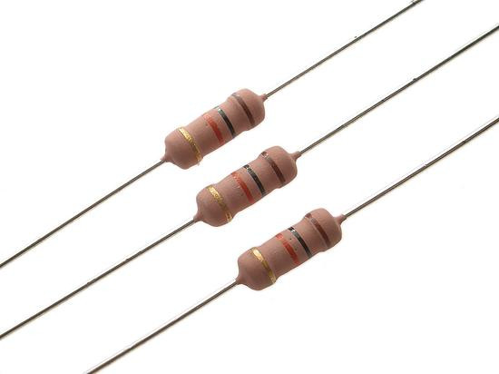 Metal oxide resistor 1.0MR 5% 2W 0411